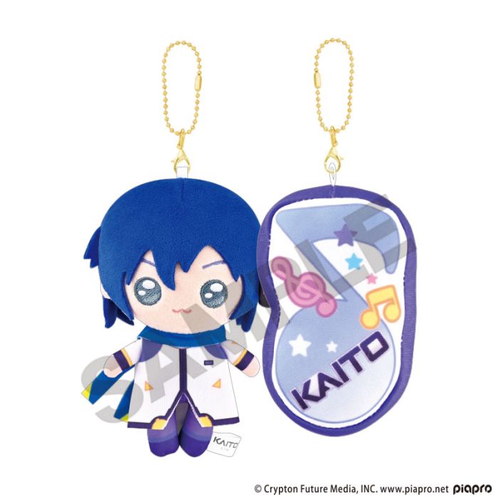 (Keychain) VOCALOID NIKONUI Key Holder KAITO