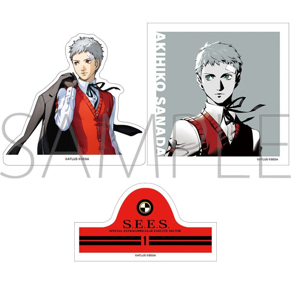 [Persona] Persona 3 Reload Metal Sticker Set / Akihiko Sanada