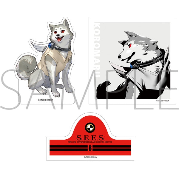[Persona] Persona 3 Reload Metal Sticker Set / Koromaru