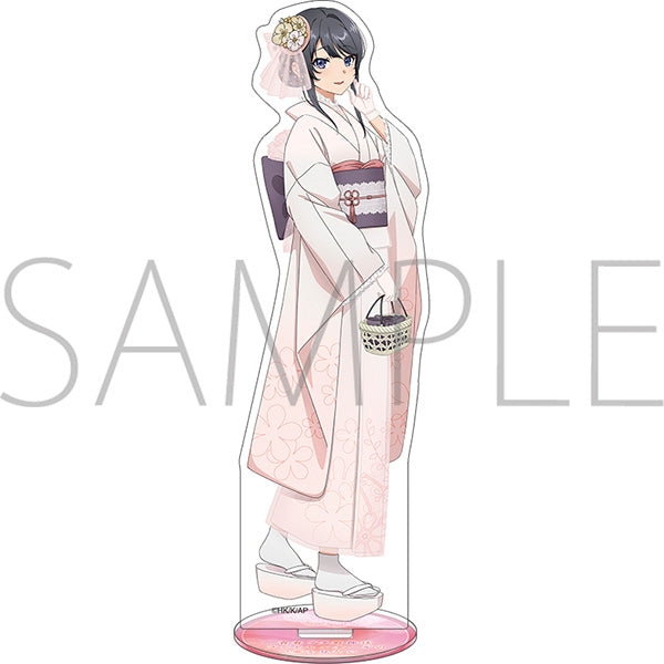 (Goods - Acrylic Stand) [Rascal Does Not Dream of a Girl with a Leather Backpack] Acrylic Stand / Mai Sakurajima Going Out in Spring