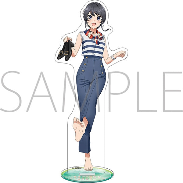 (Goods - Acrylic Stand) [Rascal Does Not Dream of a Girl with a Leather Backpack] Acrylic Stand / Mai Sakurajima Going Out in Summer