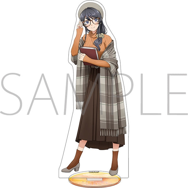 (Goods - Acrylic Stand) [Rascal Does Not Dream of a Girl with a Leather Backpack] Acrylic Stand / Mai Sakurajima Going Out in Autumn