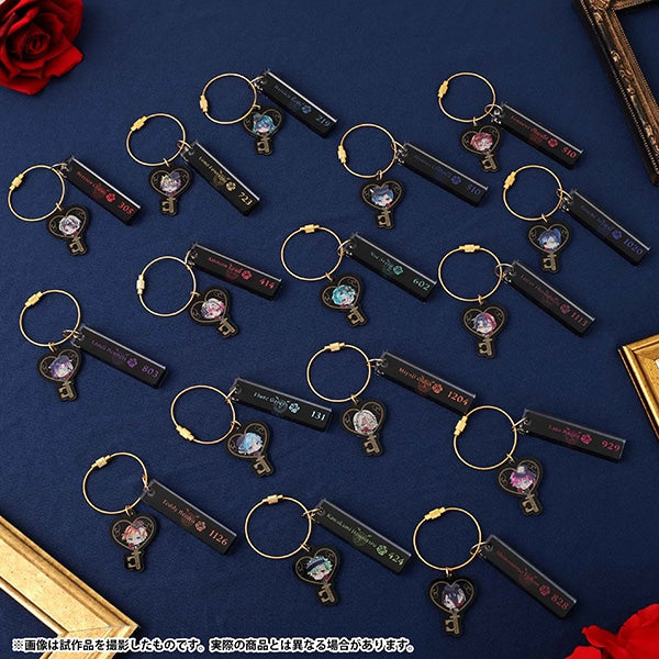 [Devil Butler with Black Cat] Key-shaped Acrylic Charm Keychain Collection