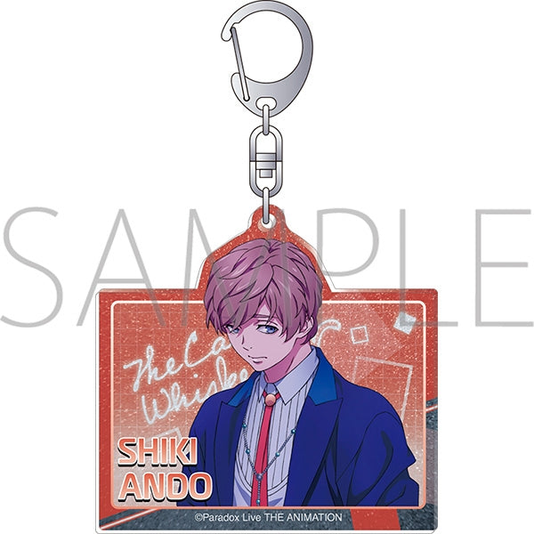 [Paradox Live] Glitter Acrylic Keychain /Shiki Ando
