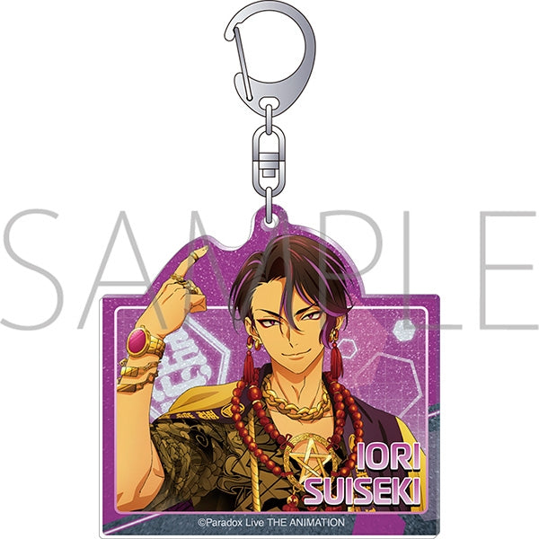 [Paradox Live] Glitter Acrylic Keychain /Iori Suiseki