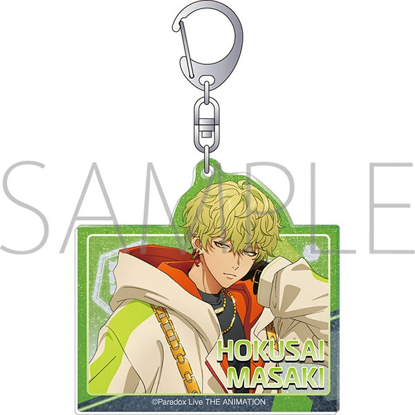 [Paradox Live] Glitter Acrylic Keychain /Hokusai Masaki