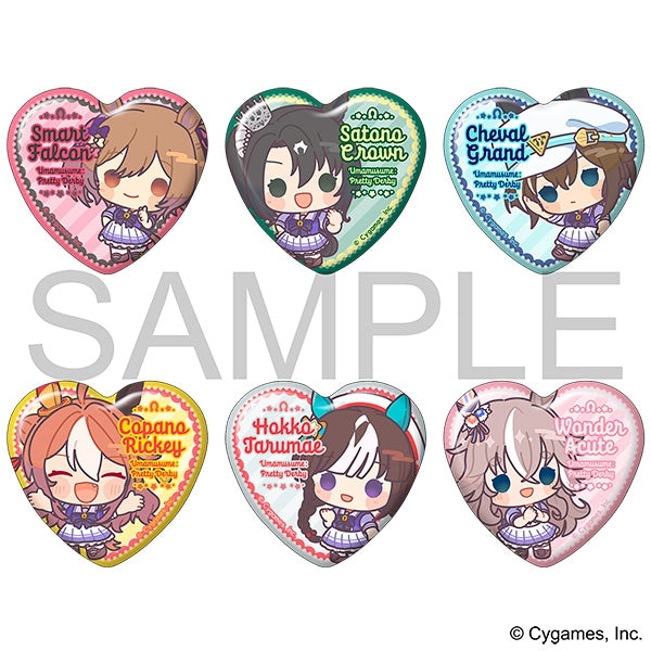 [Uma Musume Pretty Derby] Heart-shaped Character Badge Collection /Vol. 5 (Blind Box -Single)