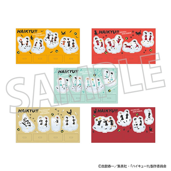 (Goods - Acrylic Stand)[Haikyu!!] Acrylic Diorama/Fukurodani Academy Yuru Palette