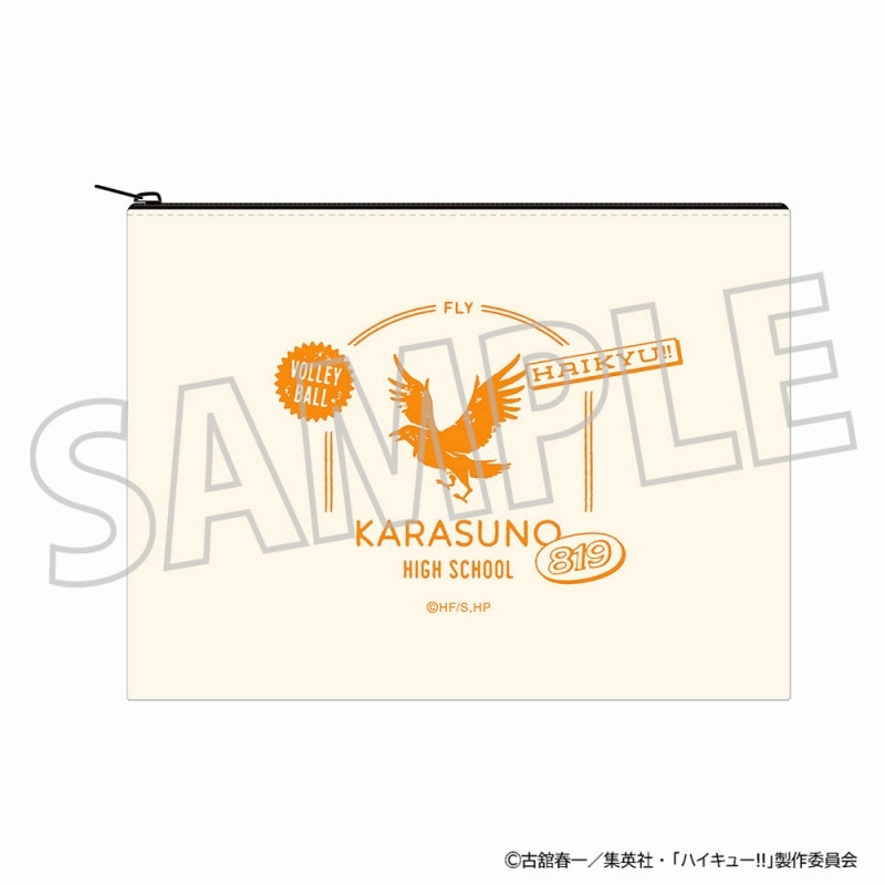 [Haikyu!!] Flat Pouch / Karasuno High