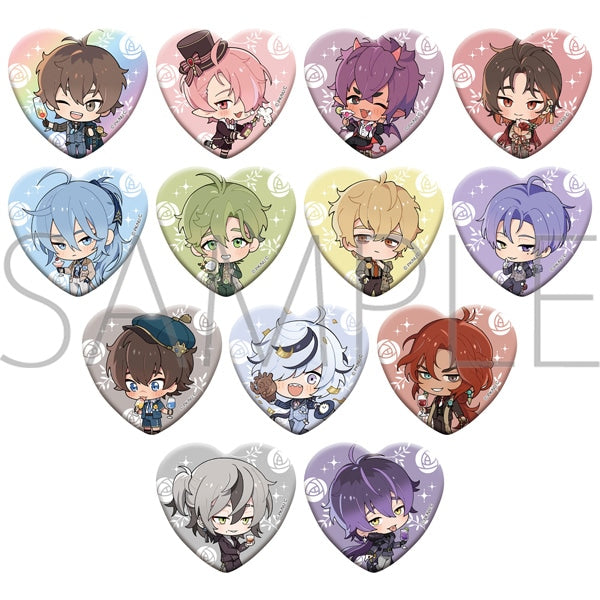 [NU: Carnival] Heart-Shaped Button Badge (Blind Box -Single)