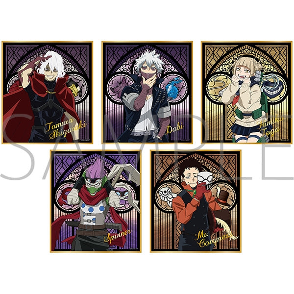 [My Hero Academia] Stained Glass Style Trading Foiled Mini Art Board / Villain (Blind Box -Single)