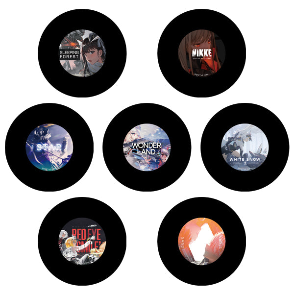 [GODDESS OF VICTORY: NIKKE] //PreOrder// NIKKE EXHIBITION Vinyl-Style Coaster (Blind Box -Single)
