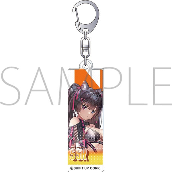[GODDESS OF VICTORY: NIKKE] //PreOrder// NIKKE EXHIBITION Acrylic Keychain / Nero