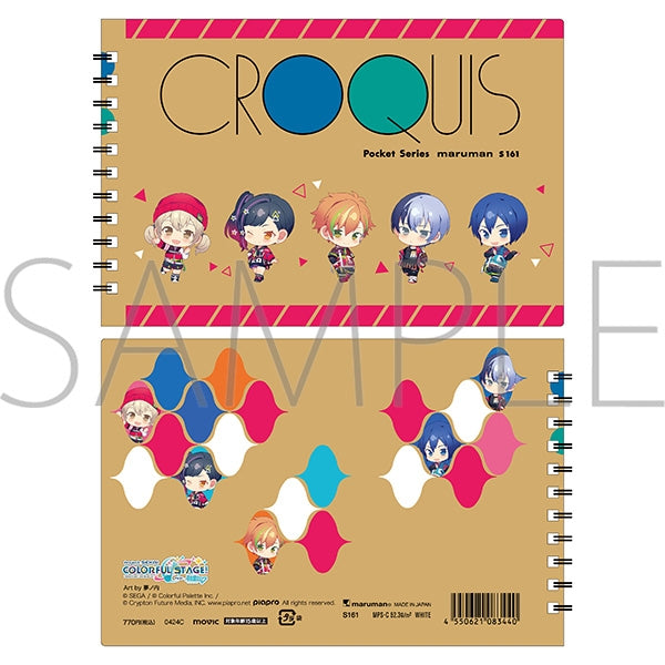 [Hatsune Miku: Colorful Stage!] Croquis Book (Pop-Up Shop Art) / Vivid BAD SQUAD