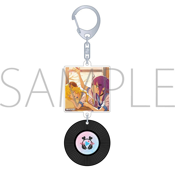 [hololive] Record Style Keychain / hololive x HoneyWorks Inokorisensei