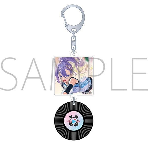[hololive] Record Style Keychain / hololive x HoneyWorks Kessen Spirit