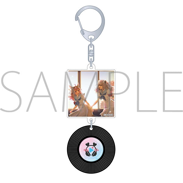 [hololive] Record Style Keychain / hololive x HoneyWorks Daikirai na Hazu Datta.