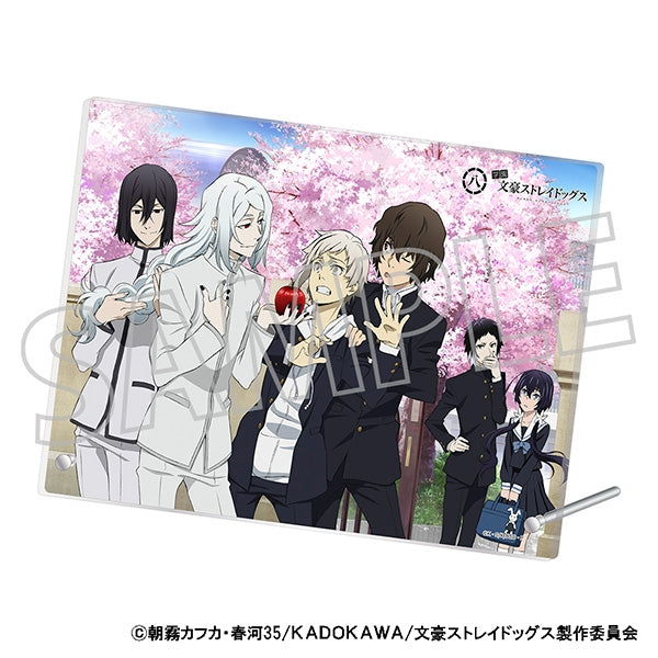 [Bungo Stray Dogs] Acrylic Art Panel / Gakuen Bungo Stray Dogs (April Fools) 8th Anniversary D