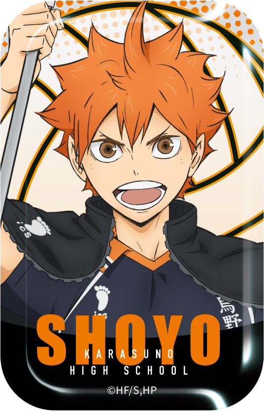 [Haikyu!!] Square Button Badge Banner Flag Karasuno & Nekoma (Blind Box -Single)