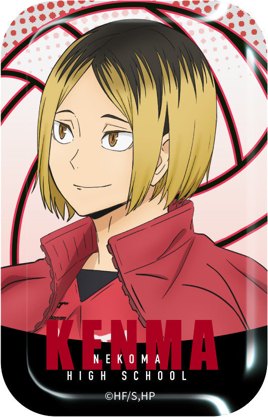 [Haikyu!!] Square Button Badge Banner Flag Karasuno & Nekoma (Blind Box -Single)