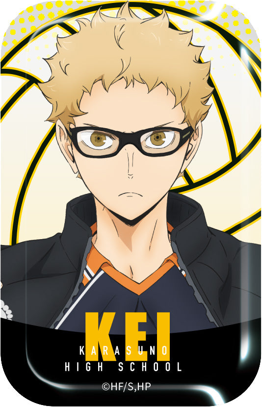 [Haikyu!!] Square Button Badge Banner Flag Karasuno & Nekoma (Blind Box -Single)