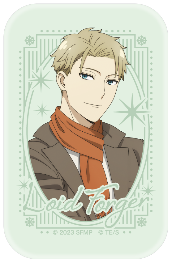 [SPY x FAMILY] CODE: White The Movie Square Button Badge / Forger Family