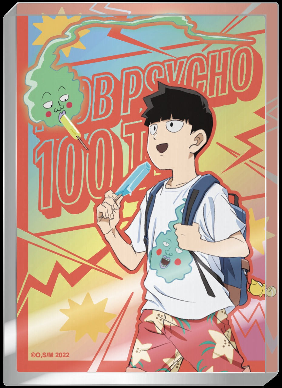 [Mob Psycho 100] Aurora Acrylic Block Vacation Mob & Dimple