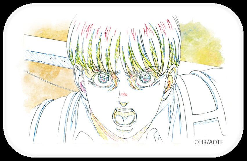 [Attack on Titan] Square Badge / Key Animation Art (Blind Box -Single)