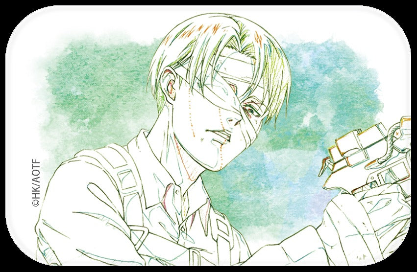 [Attack on Titan] Square Badge / Key Animation Art (Blind Box -Single)