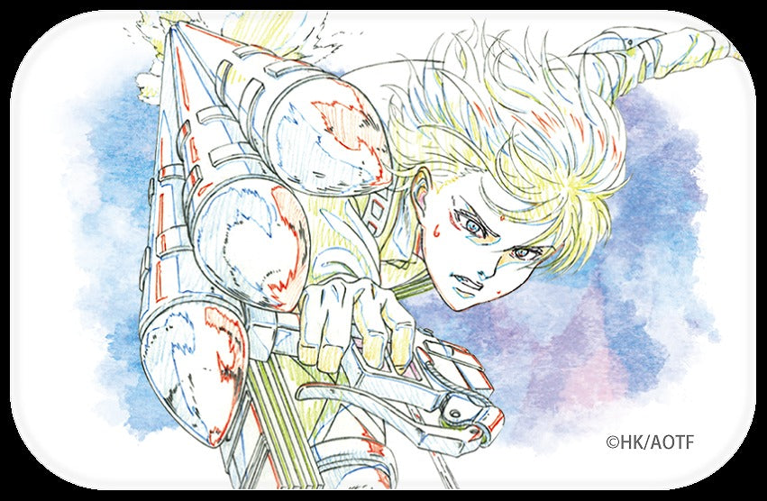 [Attack on Titan] Square Badge / Key Animation Art (Blind Box -Single)
