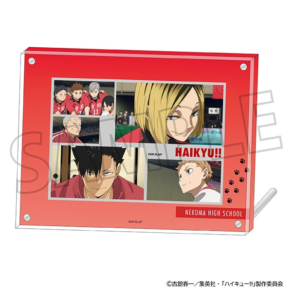 [Haikyu!!] Acrylic Photo Frame & Bromide Set / Nekoma High