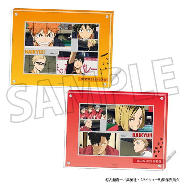 [Haikyu!!] Acrylic Photo Frame & Bromide Set / Nekoma High