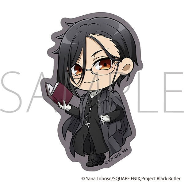 [Black Butler] Public School Arc Die-cut Sticker / Sebastian Michaelis