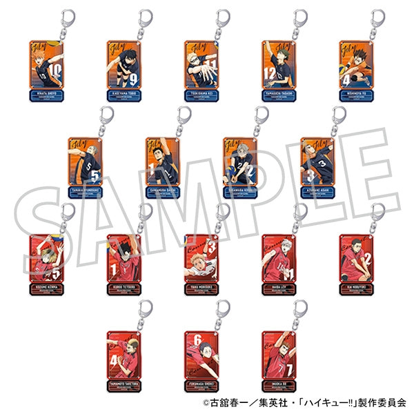 [Haikyu!!] Acrylic Keychain Collection / Karasuno High (Blind Box -Single)