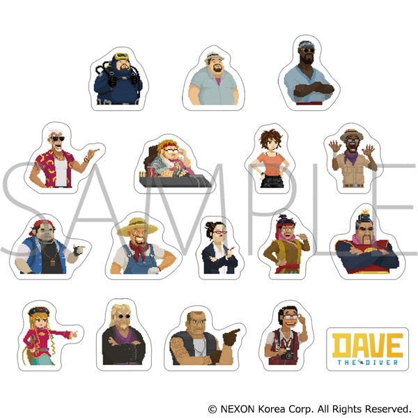 (Goods - Sticker) DAVE THE DIVER Flake Sticker