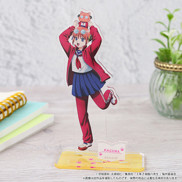 (Goods - Acrylic Stand) Class 3-Z GINPACHI SENSEI withCAT Acrylic Stand Kagura