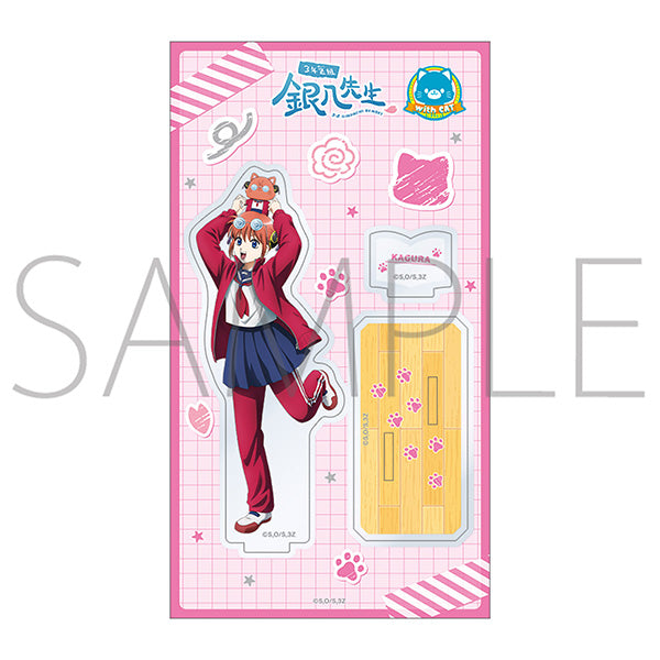 (Goods - Acrylic Stand) Class 3-Z GINPACHI SENSEI withCAT Acrylic Stand Kagura