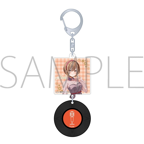 (Goods - Keychain) Hatsune Miku Series Record Style Keychain Leisure Festival E MEIKO