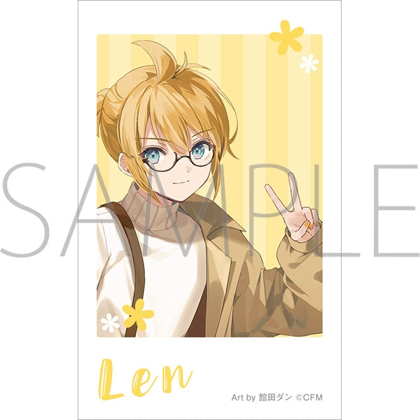 (Goods - Bromide) Hatsune Miku Series Cheki Print Leisure Festival C Kagamine Len