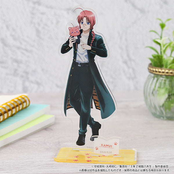 (Goods - Acrylic Stand) Class 3-Z GINPACHI SENSEI withCAT Acrylic Stand Kamui