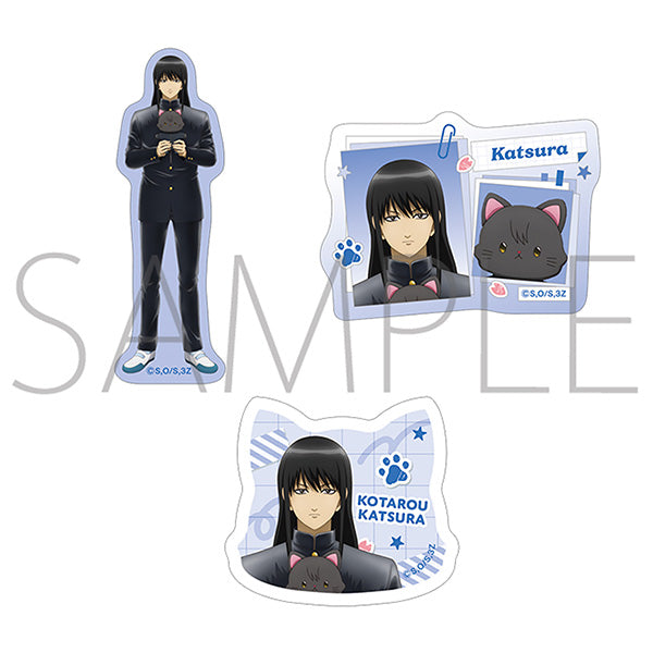 (Goods - Sticker) Class 3-Z GINPACHI SENSEI withCAT Sticker Set Kotaro Katsura