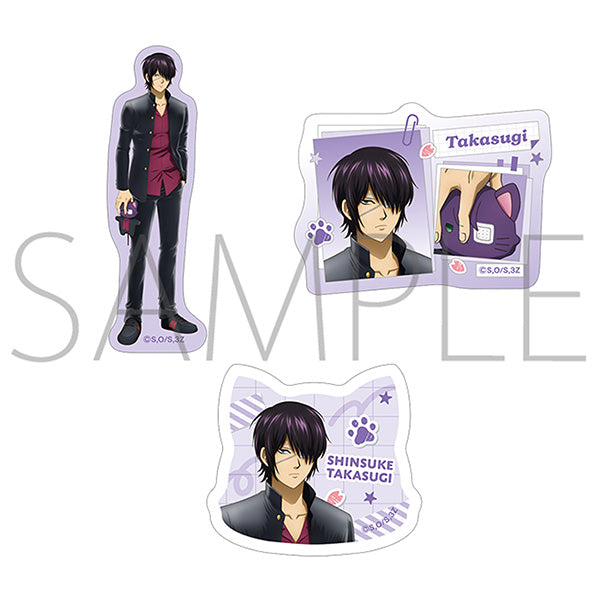 (Goods - Sticker) Class 3-Z GINPACHI SENSEI withCAT Sticker Set Shinsuke Takasugi