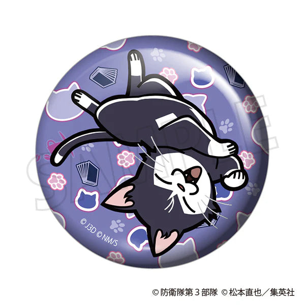 (Goods - Set) Kaiju No. 8 Hoshina Cat Button Badge & Acrylic Stand Set