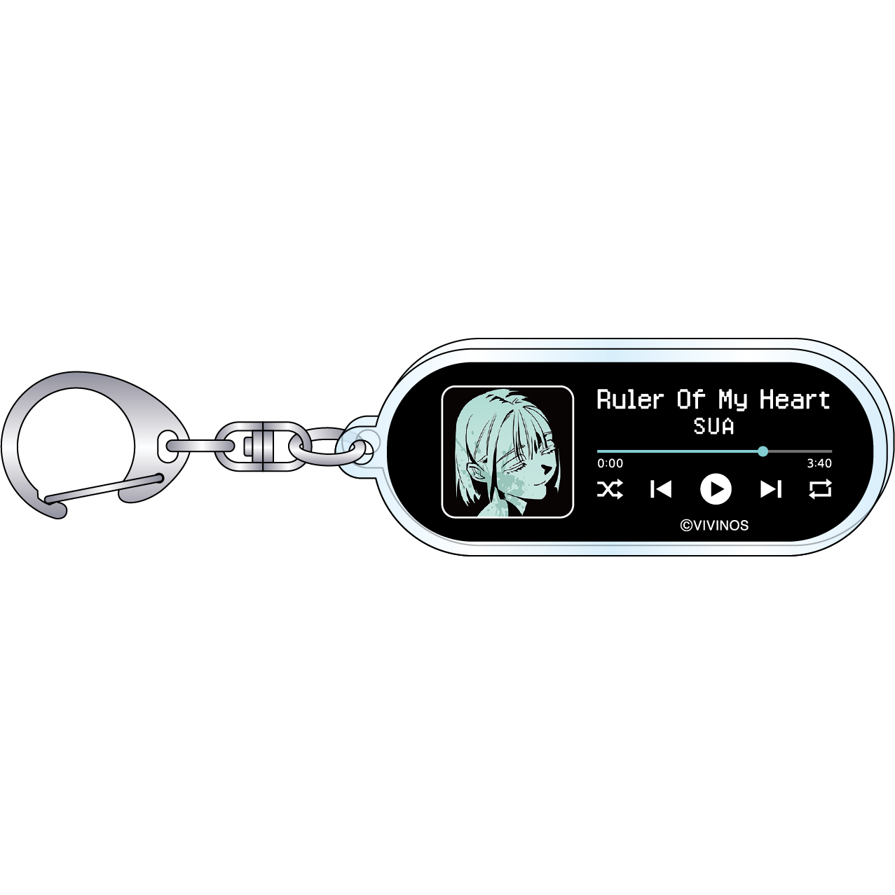 [Alien Stage] Music Player Style Keychain Sua