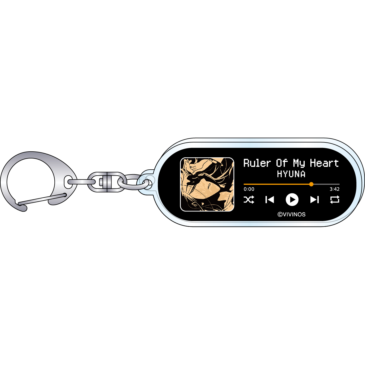 [Alien Stage] Music Player Style Keychain Hyuna