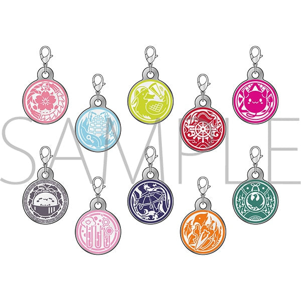 (Goods - Keychain) hololive Metal Charm Collection Ink Painting ver.  (Blind Box -Single)