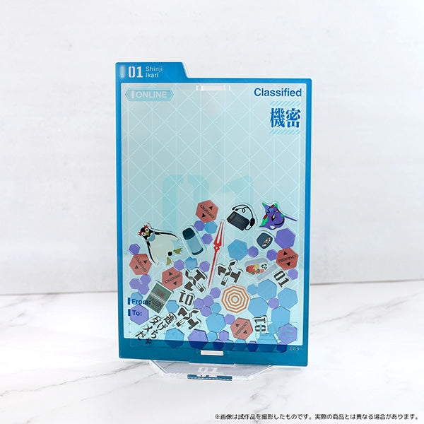 (Goods - Acrylic Stand) Evangelion Customania Shinji