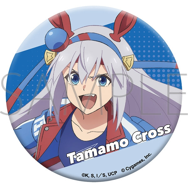 (Goods - Badge) TV Anime Umamusume: Cinderella Gray Glitter Button Badge Tamamo Cross