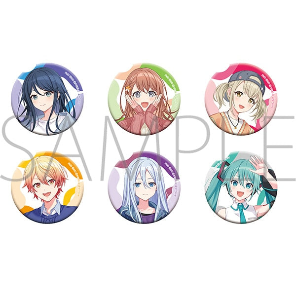 (Goods - Badge) Hatsune Miku: Colorful Stage! Character Badge Collection (Blind Box -Single)