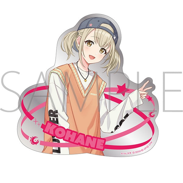(Goods - Sticker) Hatsune Miku: Colorful Stage! Big Metal Sticker Kohane Azusawa